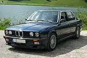 BMW 325i avec finition aérodynamique M Technic (1986–1987)