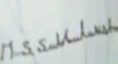 signature de M. S. Subbulakshmi