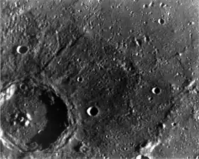 Le cratère Zola sur la planète Mercure.