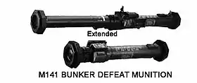 Image illustrative de l'article M141 Bunker Defeat Munition