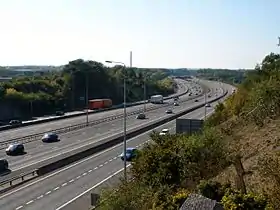 La M20 près de Maidstone