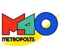 Logo transitoire de M40.