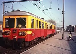 Autorail en 1981.