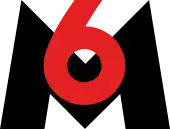 Logo représentant un M noir derrière un 6 rouge.