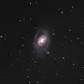 Photographie de M96 dans un télescope amateur.