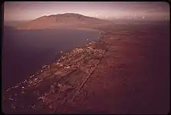 La baie de Ma'alaea en 1973.