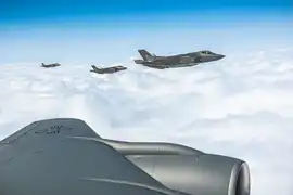 Trois F-35 du 48e lors de ACE23.