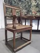Chaise à Bras (milieu XVIe siècle, Musée des arts appliqués de Cologne).