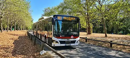 Autobus de la ligne N83.