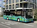 Un MAN Lion's City M avec la livrée spécifique des lignes Nordstadbus.