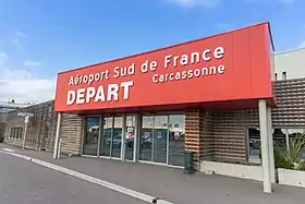 Façade de l'Aéroport de Carcassonne