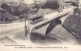 Le tramway d'Hendaye.
