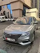 Une MG 5 à Abu Dhabi