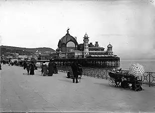 Casino et Promenades des anglais, Nice, 1904.