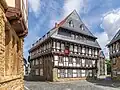 Maison à colombages à Goslar. Aout 2021.