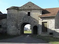 L'entrée du château.