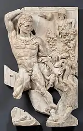 Hercule et Iolaos contre l'hydre de Lerne.