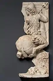 Hercule et l'amazone Hippolyté.