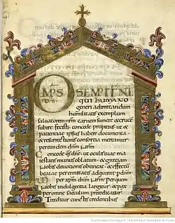 Image illustrative de l’article Sacramentaire de Robert de Jumièges