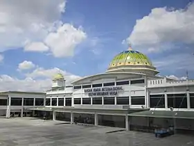 Terminal de l'aéroport.