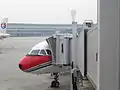 A China Eastern Airlines Airbus A319 boarding