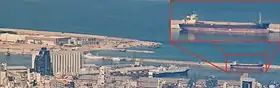 MV Rhosus ammaré dans le port de Beyrouth