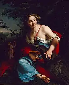 Maria Callani, "Hebe and the Eagle", (1803), oil on canvas