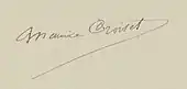 signature de Maurice Croiset