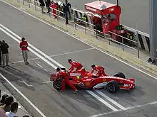 Photo de la Ferrari 248 F1 de Michael Schumacher