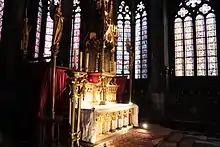 Le maître autel tridentin de la cathédrale.