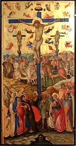 La Crucifixion par le Maître du crucifix de Pesaro