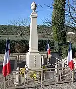 Monument dédié aux Enfants de Montmeyan morts pour la France.