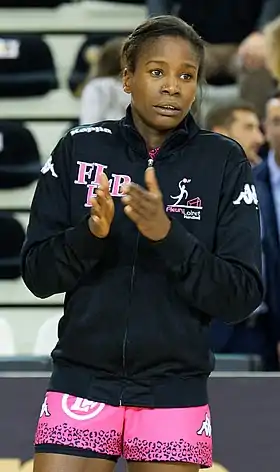Maakan Tounkara le 14 mai 2014 sous le maillot du Fleury Loiret.