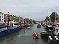 Vue du pont pendant la Furieade.