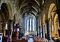 L'intérieur de l'église Saint-Jean de Maastricht est typique du gothique mosan.