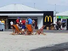 McDonald's au village paralympique.