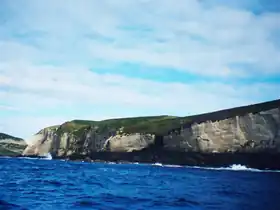 L'île vue du nord-est