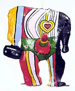 Niki de Saint Phalle, Adam, 1968.