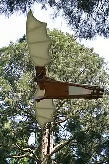 Machine volante conçue par Leonard de Vinci proche de celle détenue par Merlin