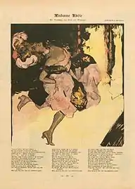 « Madame Angèle », 1er cabaret allemand de style français (Ernst von Wolzogen, 1901).