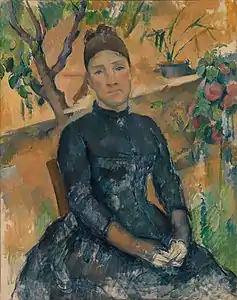 Cézanne, Madame Cézanne dans la serre (1891), Metropolitan Museum of Art, toile achetée par Morozov à Ambroise Vollard en 1910.