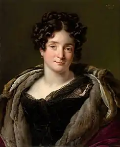 Madame Jacques-Louis-Étienne Reizet (Colette-Désirée-Thérèse Godefroy, 1782–1850) (1823), New York, Metropolitan Museum of Art.