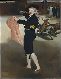 Mlle V. en costume d'espada (1862).