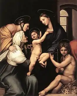 Raphaël, La Vierge de l'Impannata, 1513-1514.