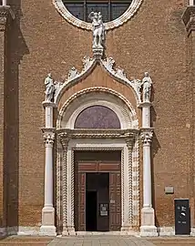 Portail église Madonna dell'Orto.