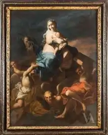 Madone de Lorette peinte par Giovanni Francesco Braccioli, env. 1750 (?)