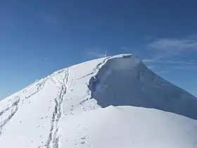 Vue du sommet du monte Madonnino début décembre.