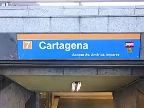 Image illustrative de l’article Cartagena (métro de Madrid)