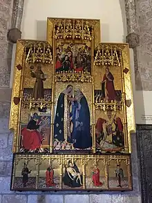 Retable de La Visitation par le Maître de Segorbe (1460-70).
