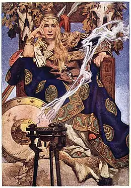 Illustration pour Queen Maev dans Myths and Legends of the Celtic Race, 1911, T. W. Rolleston